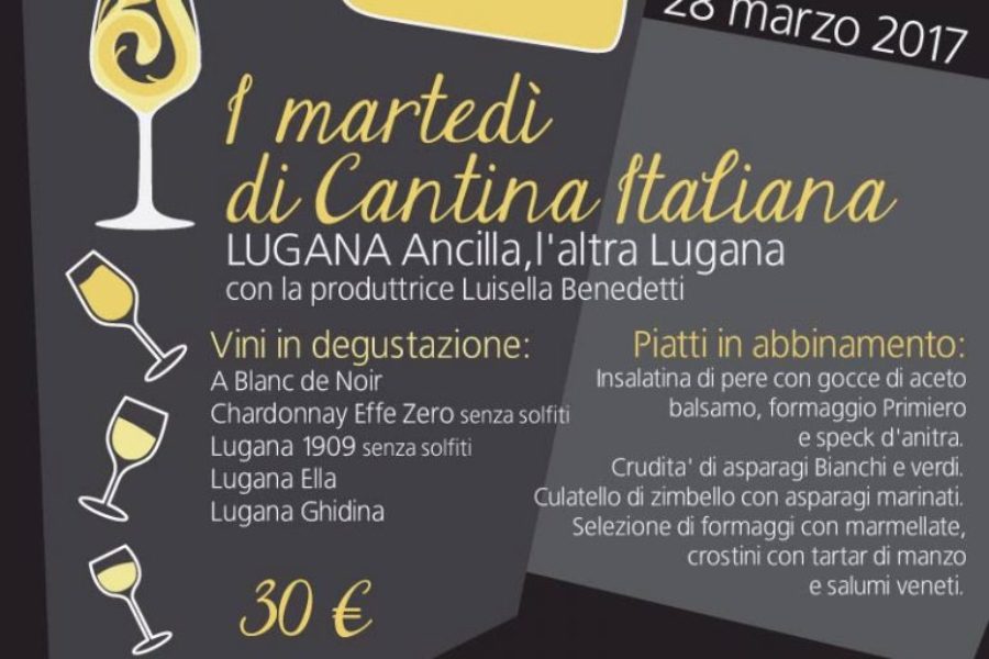 4 maggio – Degustazione Lugana Ancilla…l’altra Lugana