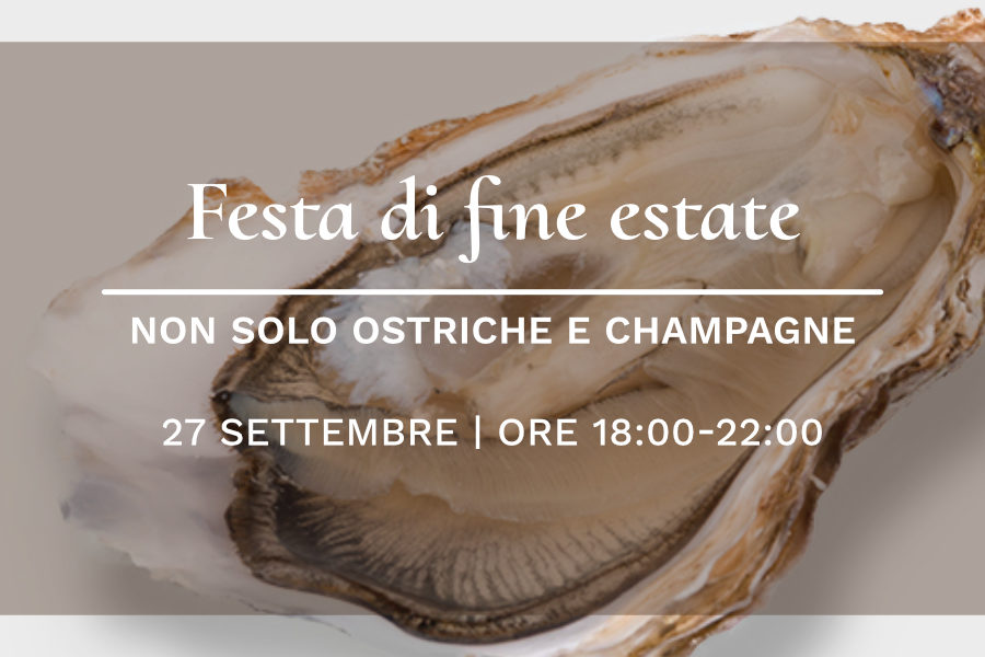 27 settembre – Non solo ostriche e Champagne