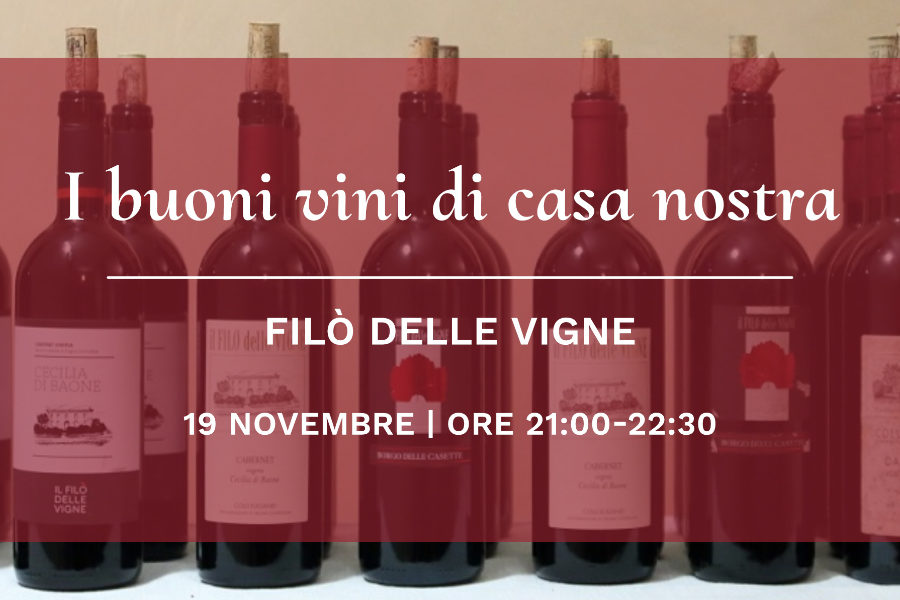 19 novembre – I buoni vini di casa nostra