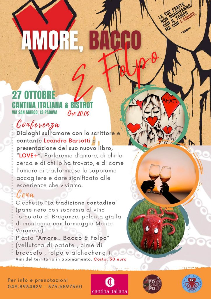 Amore, Bacco e Folpo - evento - Cantina Italiana Noventa